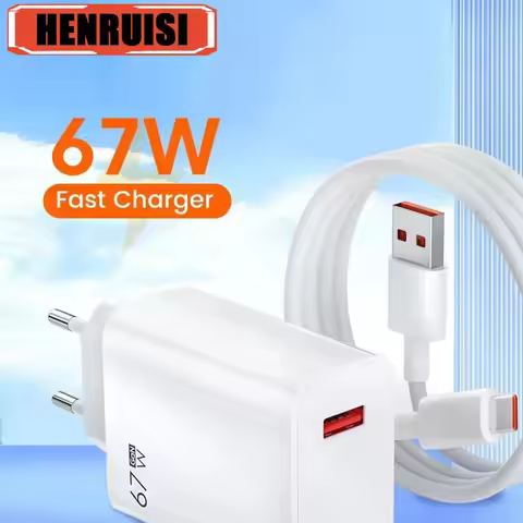 For Xiaomi 67W USB Super Fast Charger 6A Type C Cable Phone Power Adapter For Mi 12 11 POCO X5 X4 Pr