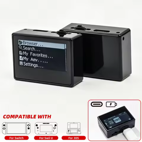 REMANK FLASHEMUL NFC Pixl for Amiibo Emulator for Switch2 3DS Smart Game NFC Simulator Accessory wit