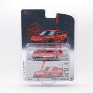 Enigma x Pop Race 1:64 RX-8 RE-AMEMIYA Red Diecast Model Car