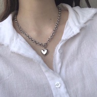 Trendy heart chain necklace