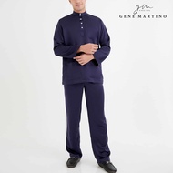 Gene Martino Baju Melayu Premium Dull Satin Classic Fit 777 - Dark Purple 79