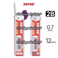 (1 Tube) WHOLESALE JOYKO PL-07 2B 0.7 mm Mechanical Pencil Lead / Joyko PL-07 2B 0.7 Pencil Lead (1 