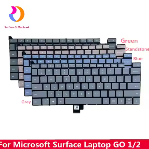 New US Keyboard For Microsoft Surface 1943 1963 Go 2 2013 English Sliver NSK-916PQ AEZ91U06110/NSK-9