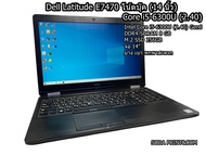 โน๊ตบุ๊ค notebook  Dell Latitude E7470 โน้ตบุ๊ค (14 นิ้ว) Core™ i5-6300U (2.40)DDR4-SDRAM 8-16 GB M.2 SSD 256GB จอ 14" บาง เบา พร้อมใช้งาน REFURBISHED