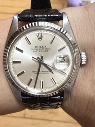 好𠃊靚😂 Rolex 1601 靚銀面粗字 送靚皮帶 原裝鋼扣 $23888