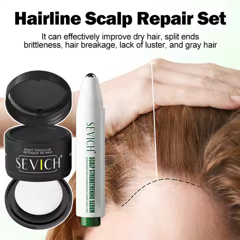 Hair Strengthening Serum Hair Growth Rosemary Oil Root Thickening Hairline Powder Hair Fluffy Powder