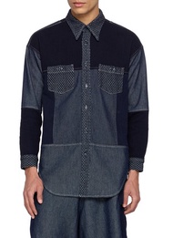 FDMTL PATCHWORK LONG SHIRT
