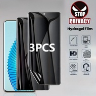 3Pcs Matte Soft Hydrogel Film For Honor Play 60A 60 Plus Anti Spy Privacy And HD Screen Protector Fo