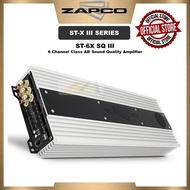 ZAPCO | Car Audio 6 Ch Class AB Sound Quality Amplifier | ST-X III SERIES | ST-6X SQ III