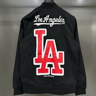 Jacket Wind Men's and Women's MLB LA Material Wind 2 Layers Solid Shoes Heat Print No Peeling Fom Me