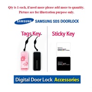 Support Most Digital Door Lock RFID Access Card / RFID Sticker / RFID Key tag 13.56MH Samsung/Epic/Gateman/Kaiser/Hafele
