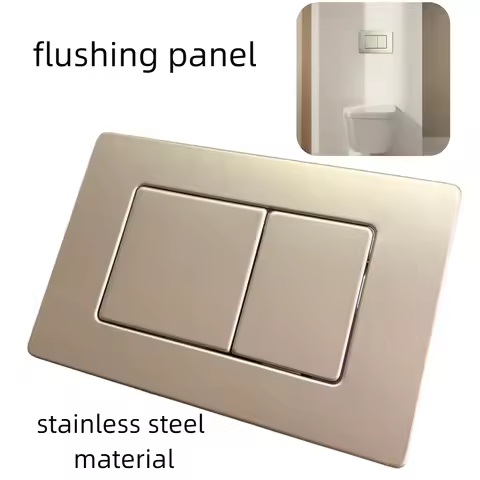 Sigma Water Tank Panel Stainless Steel Zirconium Gold Toilet Seat Bathroom Geberit Water Tank