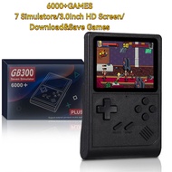 GB300 Game Console Portable Retro Nostalgic Handheld Game Console Built-in 6000+ Games
