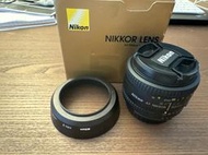 二手 Nikon/Nikkor AF 50mm f/1.8D 鏡頭+原廠HN-3遮光罩 出售