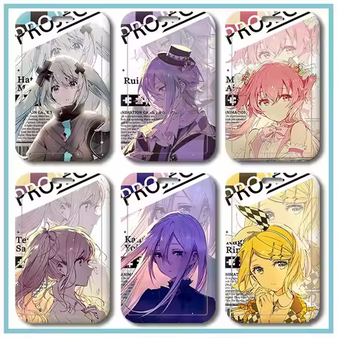 Anime Project Sekai Kamishiro Rui Student Id Card Bus Subway Ferrule Protective Case Meal Card Holde