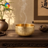 GOGOU Feng Shui Brass Bowl, 10cm Copper Decorative Chinese Fortune Bowl, Decorative Bowls Brass Hund