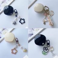 ins Chain Case For Samsung Galaxy buds2 pro /buds live / buds Pro cover with keychain bluetooth Earp