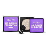 Long-Lasting Air Cushion Foundation in Ivory White, Moisturizing with Cushion Applicator for Smooth,
