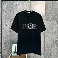 DI & OR2026 Star 6XL Classic Round Neck Short-Sleeved T-Shirt Men Women Style Plus Size Two-Line Loo