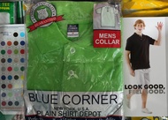 Blue Corner Polo Shirt For Adult Mens Apple Green (Lt Green), White, Black,   Blue, Green ...