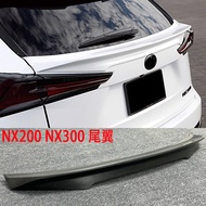 【Be worth】 For Lexus Nx Nx200 Nx300 Middle Spoiler 2015 2016 2017 2018 2019 2020 Carbon Fiber Car Re