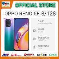 OPPO RENO 5F RENO5 5 F 8/128 8 128 GB GARANSI RESMI OPPO INDONESIA