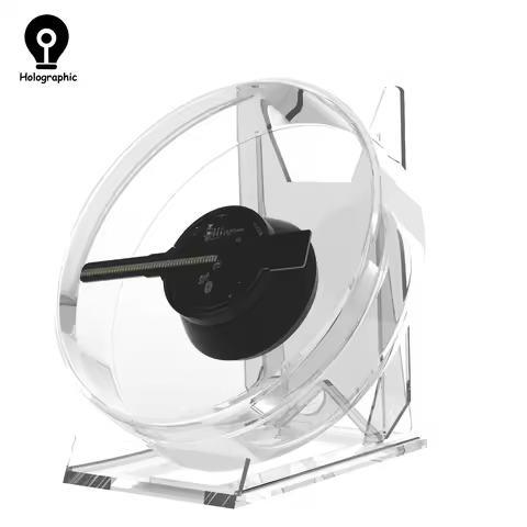 Mini 3D Fan Hologram Projector Advertising Logo Light Led Sign Holographic Lamp Home Decor 3D Hologr