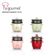 La Gourmet 0.6L Rice Cooker with Non-stick Steamer