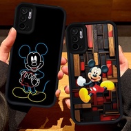 S68 Mickey Mouse Casing for Xiaomi Redmi Note 11s 11 SE 10 10s 10T 11T Pro 5G black