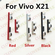ปุ่มเปิดปิดปุ่มกุญแจสวิตช์ที่ปรับเสียงขึ้นลงสำหรับ Vivo X21 X 21ปุ่มกรอบตัวเรือนซ่อมคีย์ด้านข้าง
