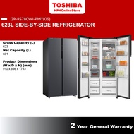 Toshiba 623L Side-By-Side Refrigerator GR-RS780WI-PMY(06)