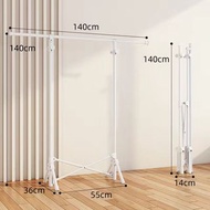 陽台折疊晾衣架落地掛衣架臥室室內小戶型家用曬衣架曬被子神器
