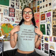 Pure Sweet Angel Number Baby Tee Crop Top