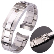 20mm 904L Stainless Steel Watch Band Curved End Solid Bracelet Strap With Glide Lock Clasp for 40mm