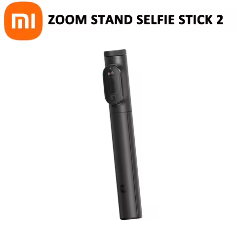 Original Xiaomi Zoom Stand Selfie Stick 2 Tripod 230g Bluetooth Remote Foldable Extendable 830mm Max