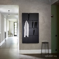 Hanger Door Coat Hanger Ultra-Light Wall Entrance Black Entrance Luxury Simple Solid Wood 0a Creativ