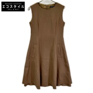 Foxey New York 36296-AOFZ17K 米色無袖連身裙 40碼 [二手]