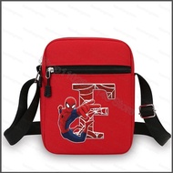 HK2 SPIDER-MAN Shoulder Bag Fashion Large Capacity Printed Cartoon Anime A-Z Crossbody Bag KH2