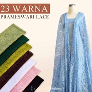 Bahan Kain Kebaya Dress Brukat Lace Halus Premium Warna Prameswari