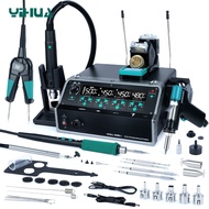 YIHUA 948D-IV 1410W 5 in 1 Soldering Station With C245 Soldering Iron Hot Air Handle Tweezers Iron S