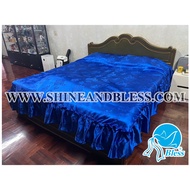 Bless Men's Bed Cover Size 100x100 Inches (8 Feet Longer) For Covering A Of 5 6 Feet.