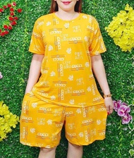 PLUS SIZE PRINTED TERNO TSHIRT SHORT UP TO 3XL