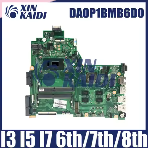 For HP 14-BS 240 G6 Laptop Motherboard DA0P1BMB6D0 i3-6006U i5-7200U 925423-601 925422-601 Notebook 