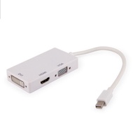 Sellerpick Mini DP to DVI HDMI VGA Converter Thunderbolt For MacBook 3in1 Display Port 882