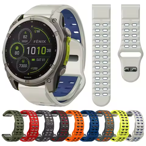 26mm 22mm QuickFit Band For Garmin Fenix 8 E 7 7X Epix Pro 6 6x 5 5X Plus/MARQ/D2 G1/965 955/Enduro 