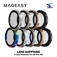 MAGEASY Lenz Sapphire Lens Protector Compatible for i16 Pro / i16 Pro Max