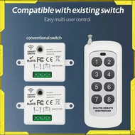 Wireless Relay Switch Remote Control 433 MHz EV1527 240V 10A PK951