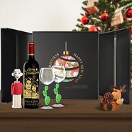 聖誕禮盒|紅酒人像雕刻套裝 起泡酒套裝【聖誕雕刻】禮物 客製化