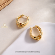 Bông tai nữ chuôi bạc 925 Eleanor Accessories khuyên tròn basic phụ kiện trang sức khuyên tai 8350