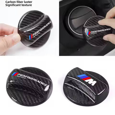 Carbon Fiber Car Fuel Petrol Tank Cap Trim Cover For BMW X1 X2 X3 X5 X4 X6 X7 G30 G20 G32 G11 G12 F4